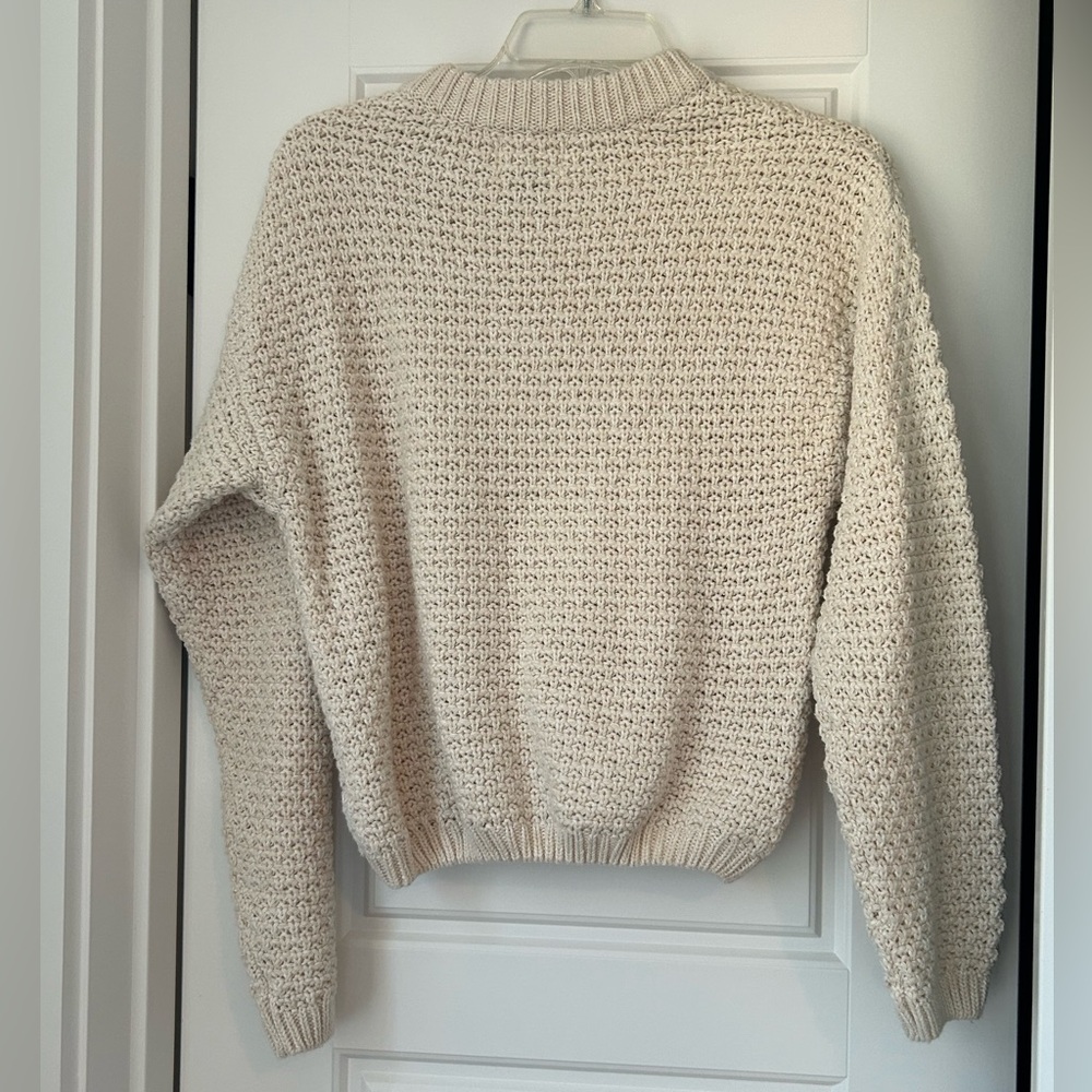 Universal Thread Cream Textured Sweater - Picture 4 of 4